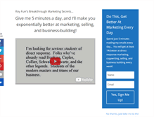 Tablet Screenshot of breakthroughmarketingsecrets.com